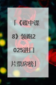 《碟中谍8》领跑2025进口片票房榜