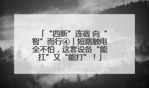 “四新”连宿 向“智”而行④丨短路触电全不怕，这套设备“能扛”又“能打”！