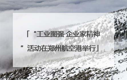 “工业图强·企业家精神”活动在郑州航空港举行