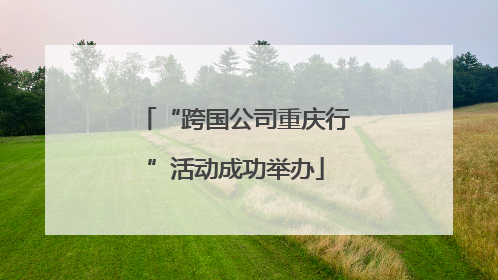 “跨国公司重庆行”活动成功举办