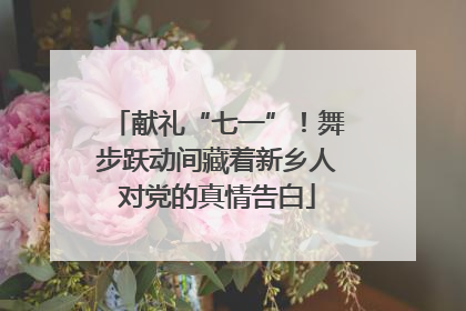 献礼“七一”！舞步跃动间藏着新乡人对党的真情告白