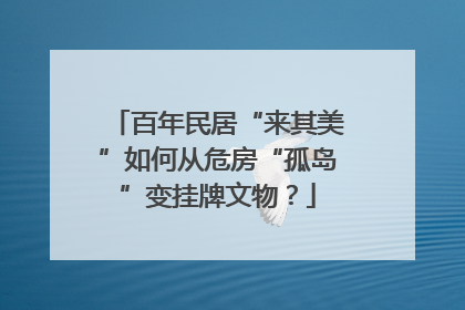 百年民居“来其美”如何从危房“孤岛”变挂牌文物？