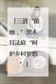 三进“菌地，”黑木耳法庭“呵护乡村梦想”