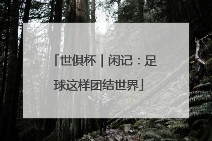 世俱杯｜闲记：足球这样团结世界