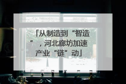 从制造到“智造”，河北廊坊加速产业“链”动