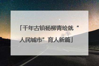 千年古镇杨柳青绘就“人民城市”育人新篇