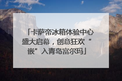 卡萨帝冰箱体验中心盛大启幕，创意狂欢“嵌”入青岛富尔玛