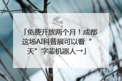 免费开放两个月！成都这场AI科普展可以看“天”字辈机器人→