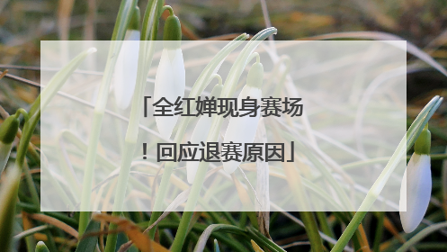 全红婵现身赛场！回应退赛原因