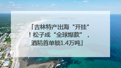 吉林特产出海“开挂”！松子成“全球爆款”，酒精首单锁1.4万吨