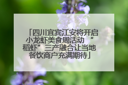 四川宜宾江安将开启小龙虾美食周活动 “稻虾”三产融合让当地餐饮商户充满期待