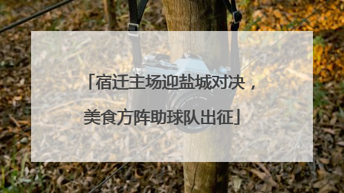 宿迁主场迎盐城对决，美食方阵助球队出征
