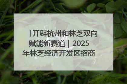 开辟杭州和林芝双向赋能新赛道｜2025年林芝经济开发区招商引资（杭州）推介展销活动在杭举办