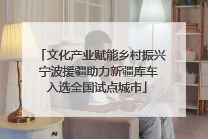 文化产业赋能乡村振兴 宁波援疆助力新疆库车入选全国试点城市