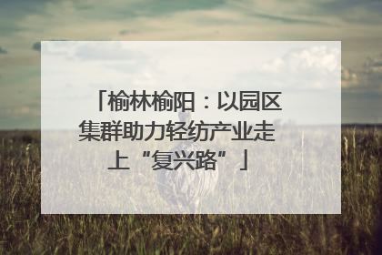 榆林榆阳：以园区集群助力轻纺产业走上“复兴路”
