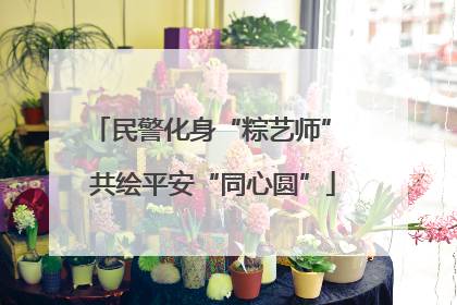 民警化身“粽艺师” 共绘平安“同心圆”