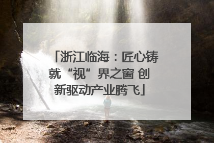 浙江临海：匠心铸就“视”界之窗 创新驱动产业腾飞