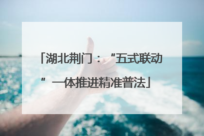 湖北荆门：“五式联动”一体推进精准普法