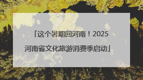 这个暑期回河南！2025河南省文化旅游消费季启动