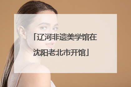 辽河非遗美学馆在沈阳老北市开馆
