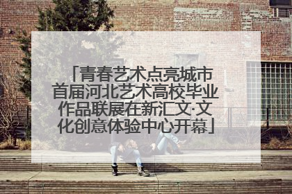 青春艺术点亮城市 首届河北艺术高校毕业作品联展在新汇文·文化创意体验中心开幕