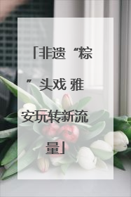 非遗“粽”头戏 雅安玩转新流量