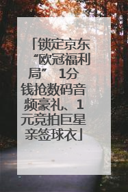 锁定京东“欧冠福利局” 1分钱抢数码音频豪礼、1元竞拍巨星亲签球衣