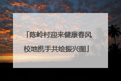陈岭村迎来健康春风 校地携手共绘振兴图