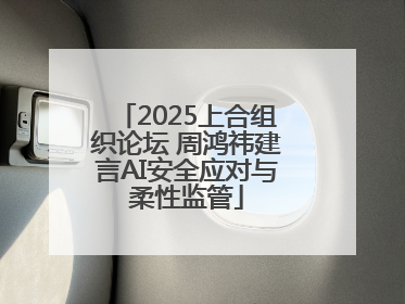 2025上合组织论坛 周鸿祎建言AI安全应对与柔性监管
